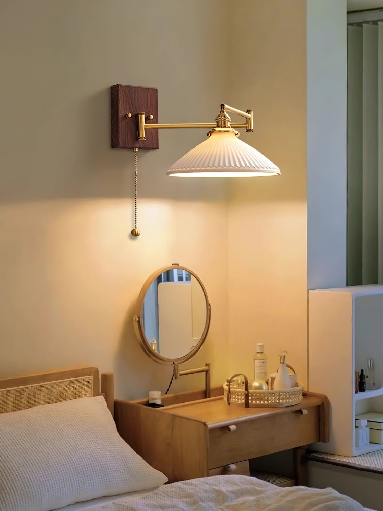 Keramische geometrie wandlamp HL499