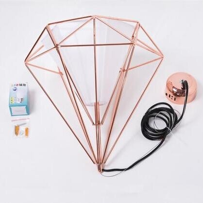 Diamond cage hanglamp
