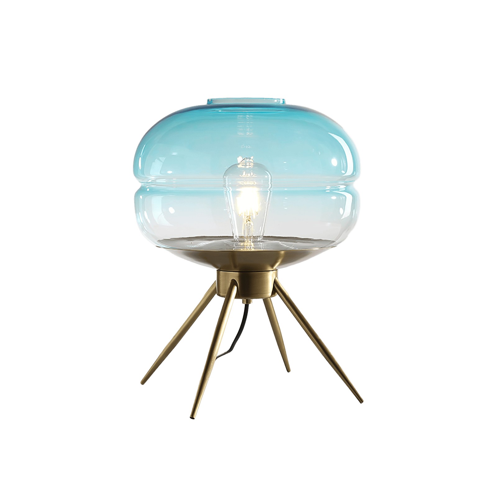 Luxe persoonlijkheid gekleurde glazen afdekking hoge tafellamp HL700