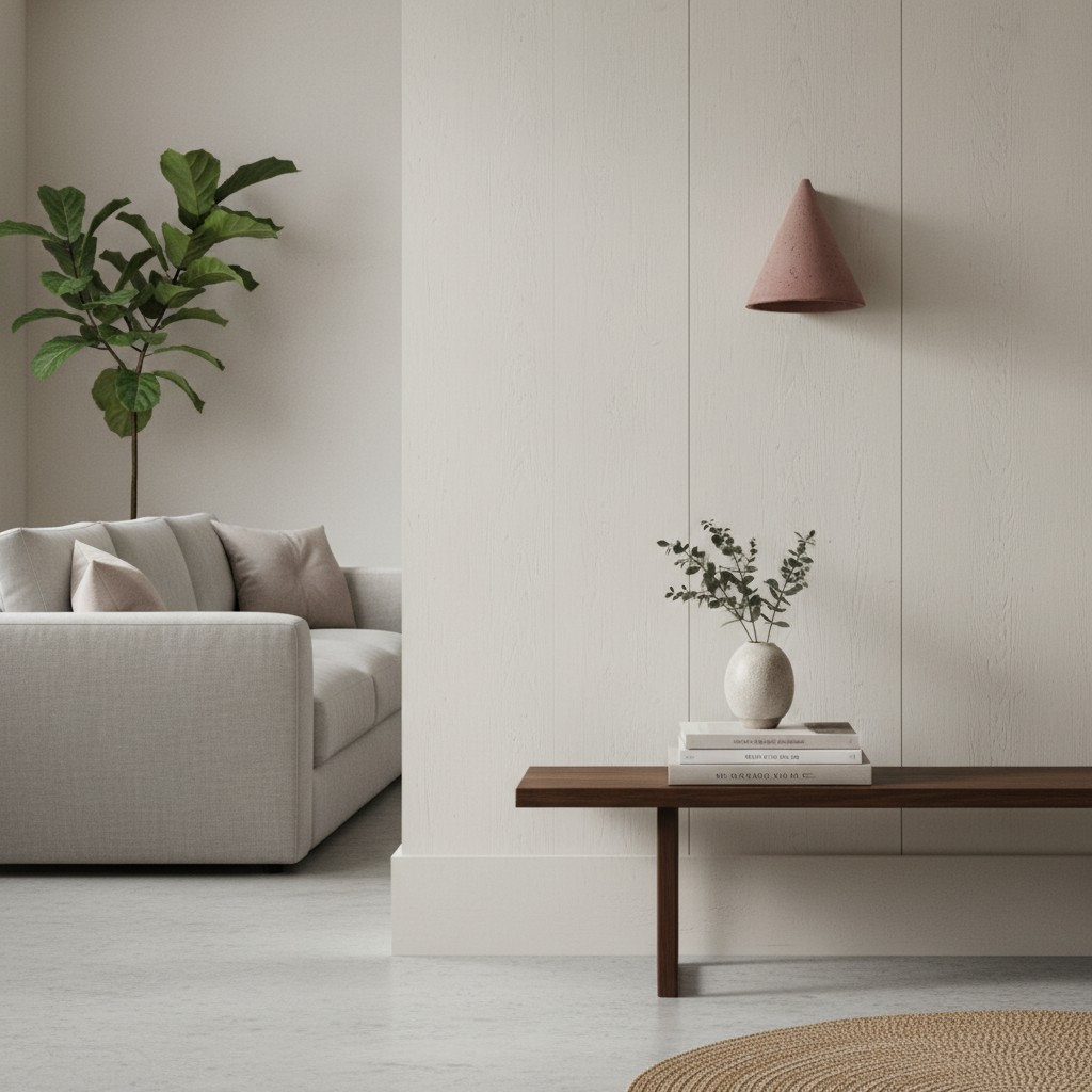 Concrellia taps toelopende betonnen wandlamp - moderne artistieke wandlamp voor de slaapkamer HL2468