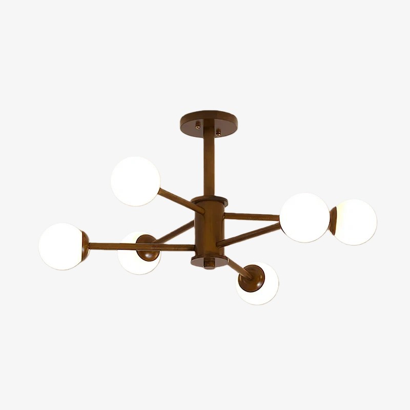 Orrise Molecular Design Plafondlamp - Artistieke Kroonluchter met Takkendesign voor Thuis HL2322