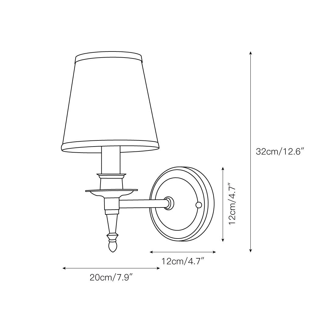 Payson wandlamp HL3124
