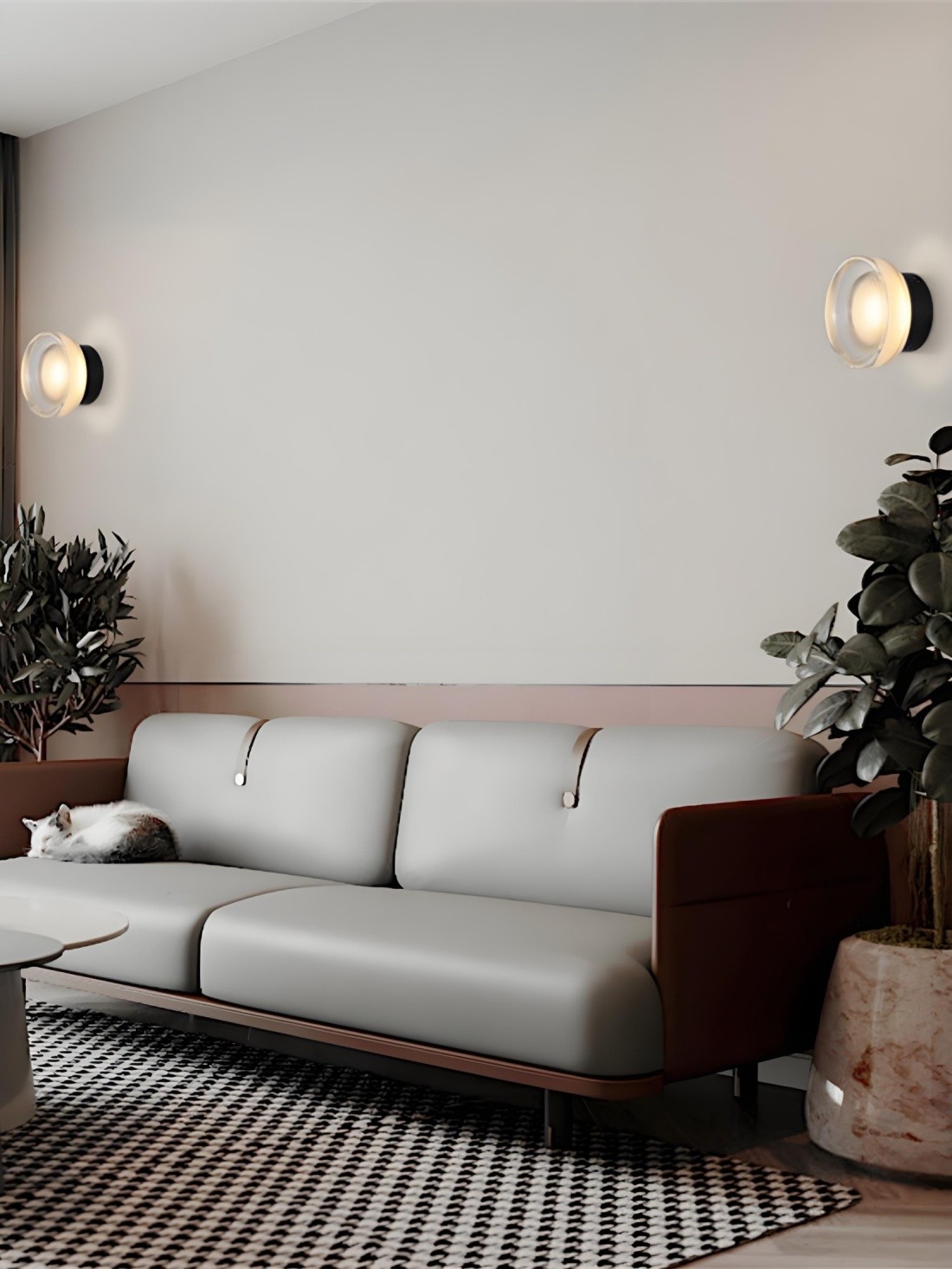 Moderne design aluminium led wandlamp HL1035