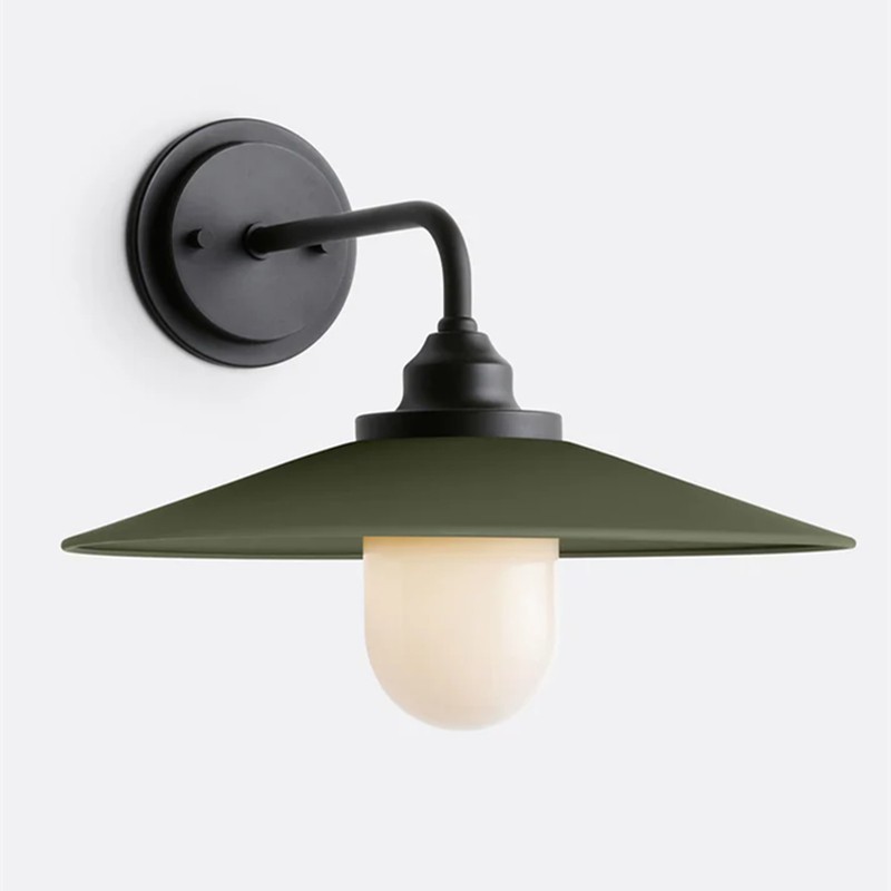 Cordax Utility-geïnspireerde wandlamp - Metaal en glas voor binnen- en buitendecoratie HL2273