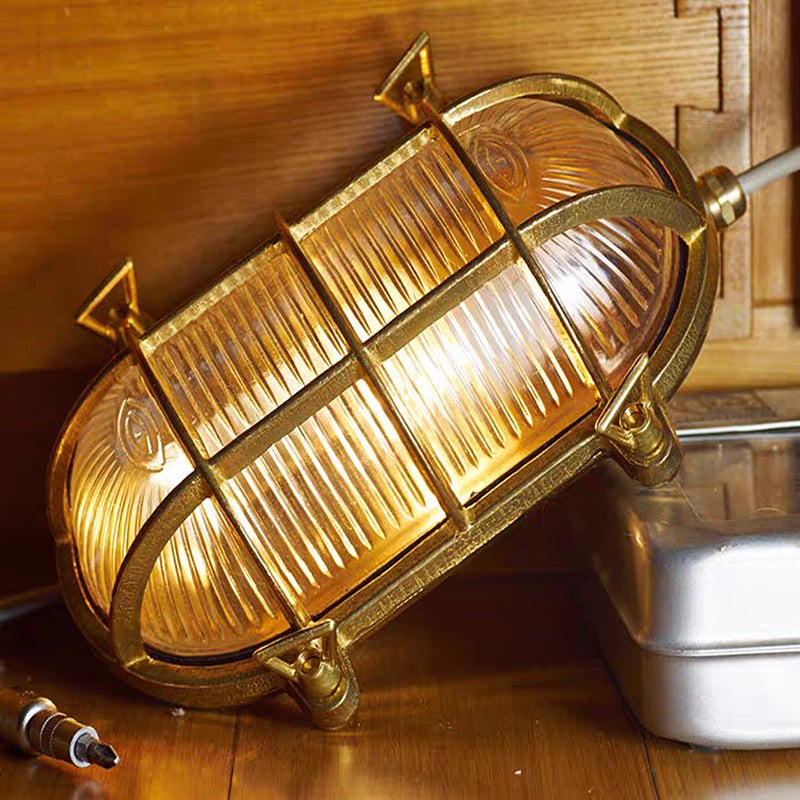 Fremantle messing bunkerwandlamp HL3189