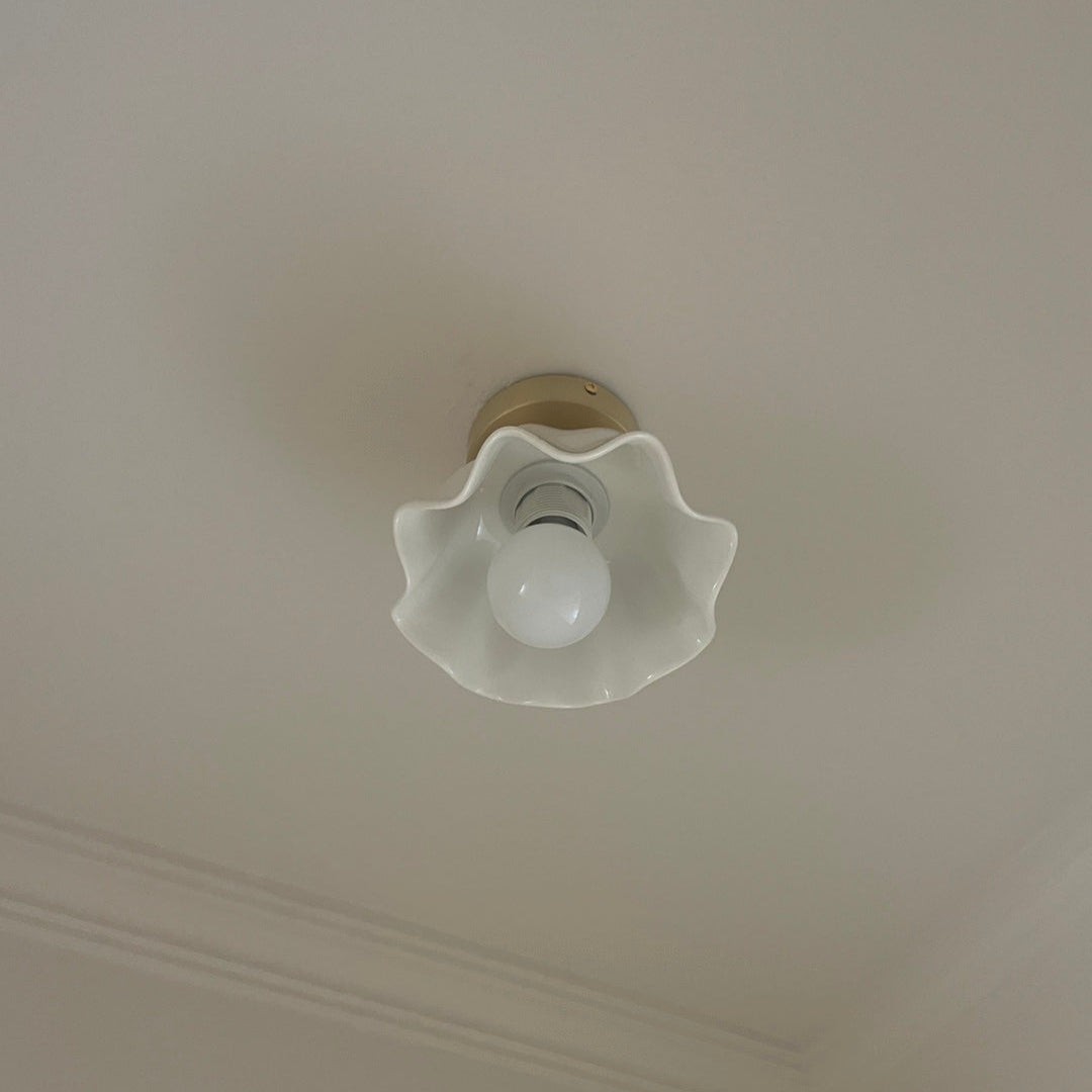Blossom Glow Mid-Century keramische plafondlamp HL3505