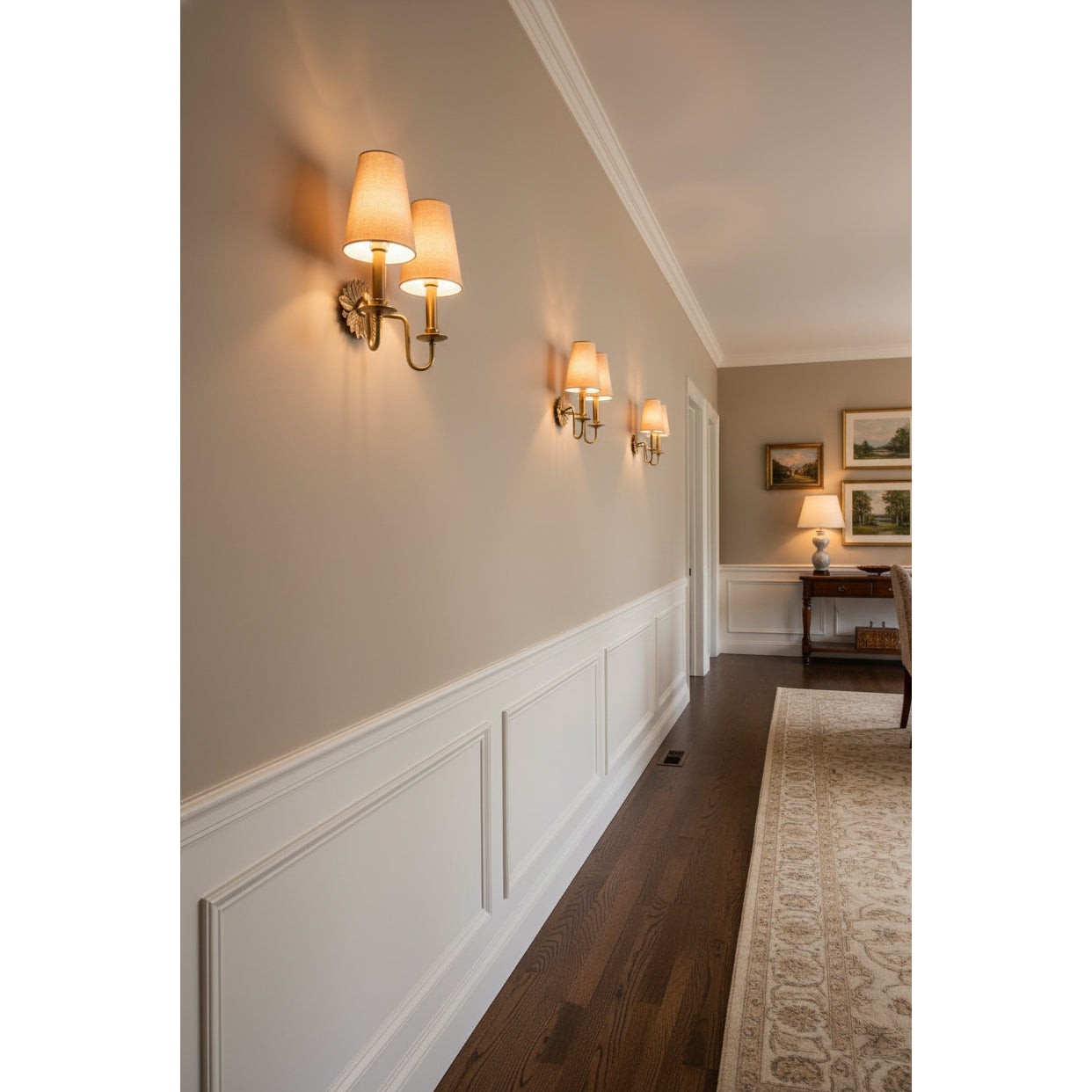 Demeter dubbele wandlamp HL3147