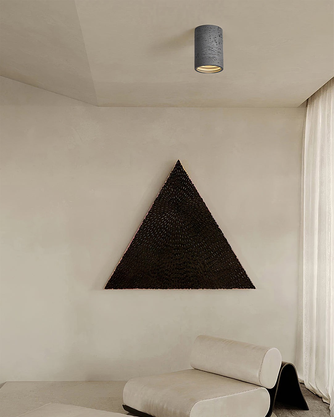 Moderne Wabi-Sabi cilindrische plafondlamp HL513