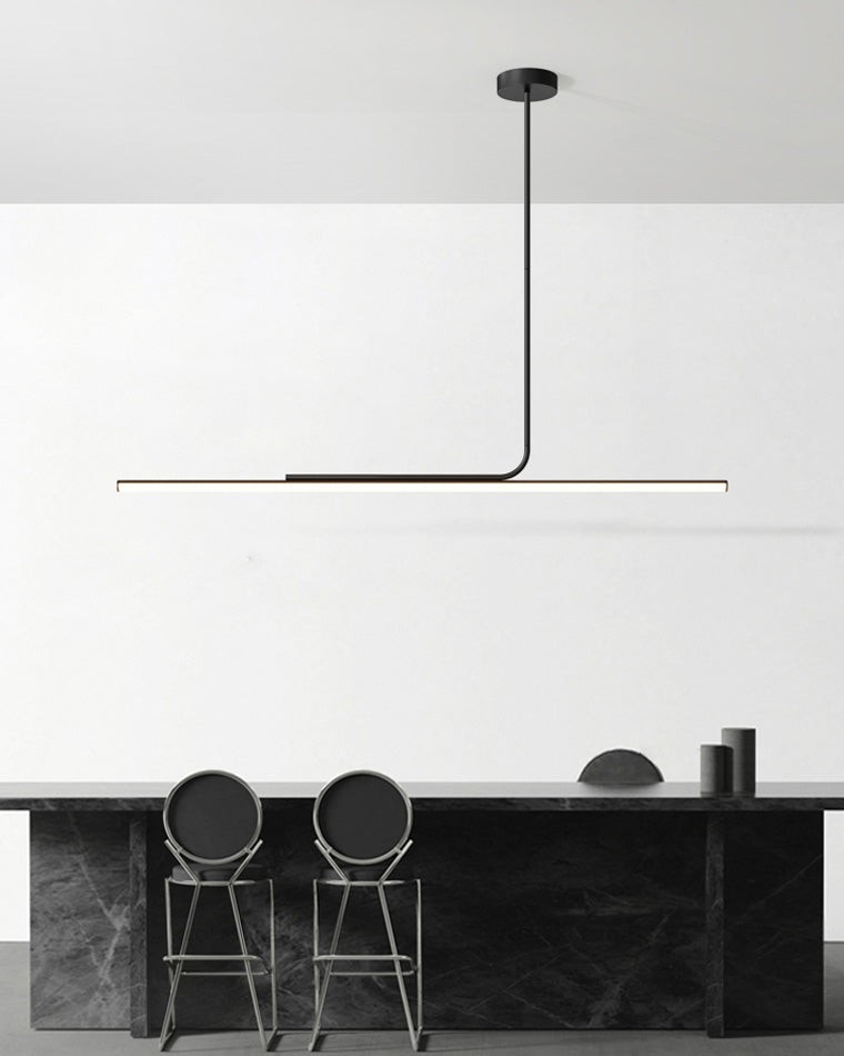 Moderne eenvoudige asymmetrische lineaire hanglamp HL705