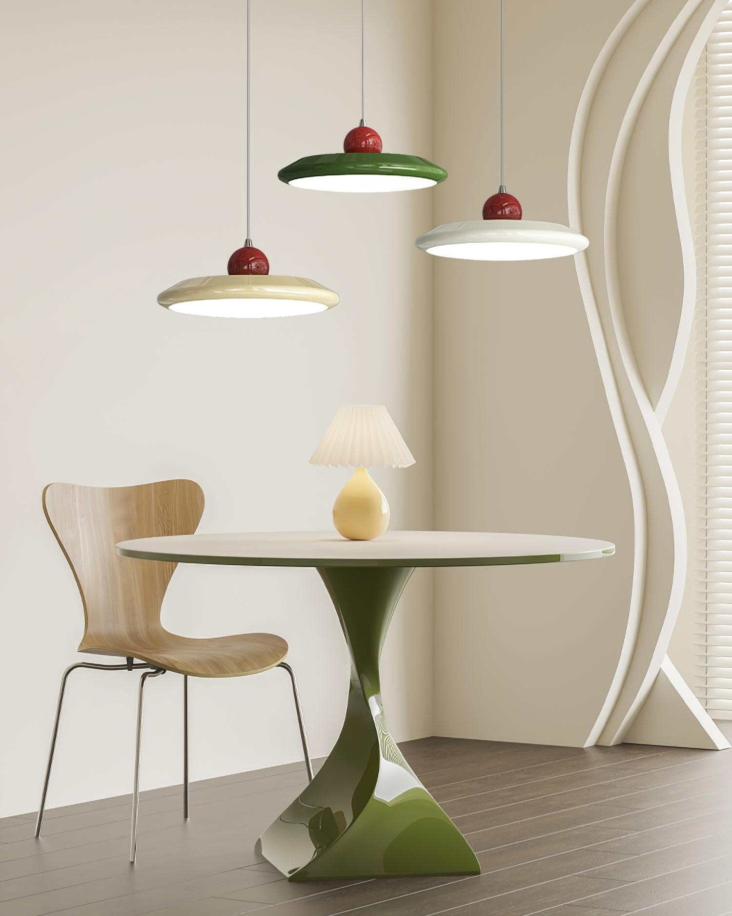 Hoogwaardige vliegende schotel hanglamp met zwenkarm HL379