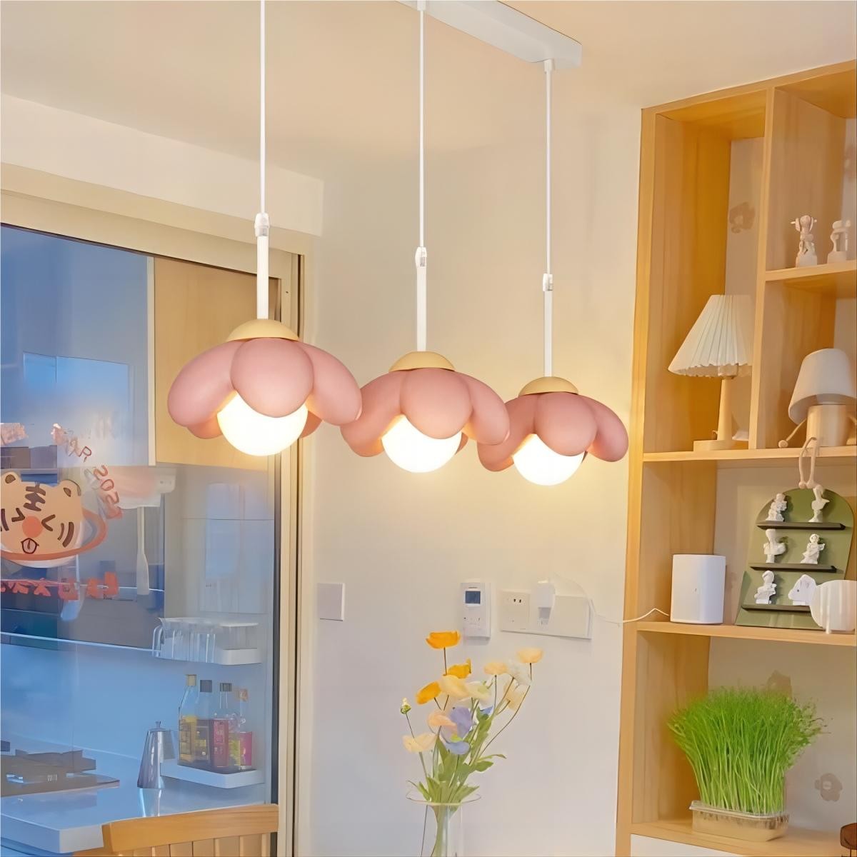 Moderne hanglamp met kersenbloesembloem HL193