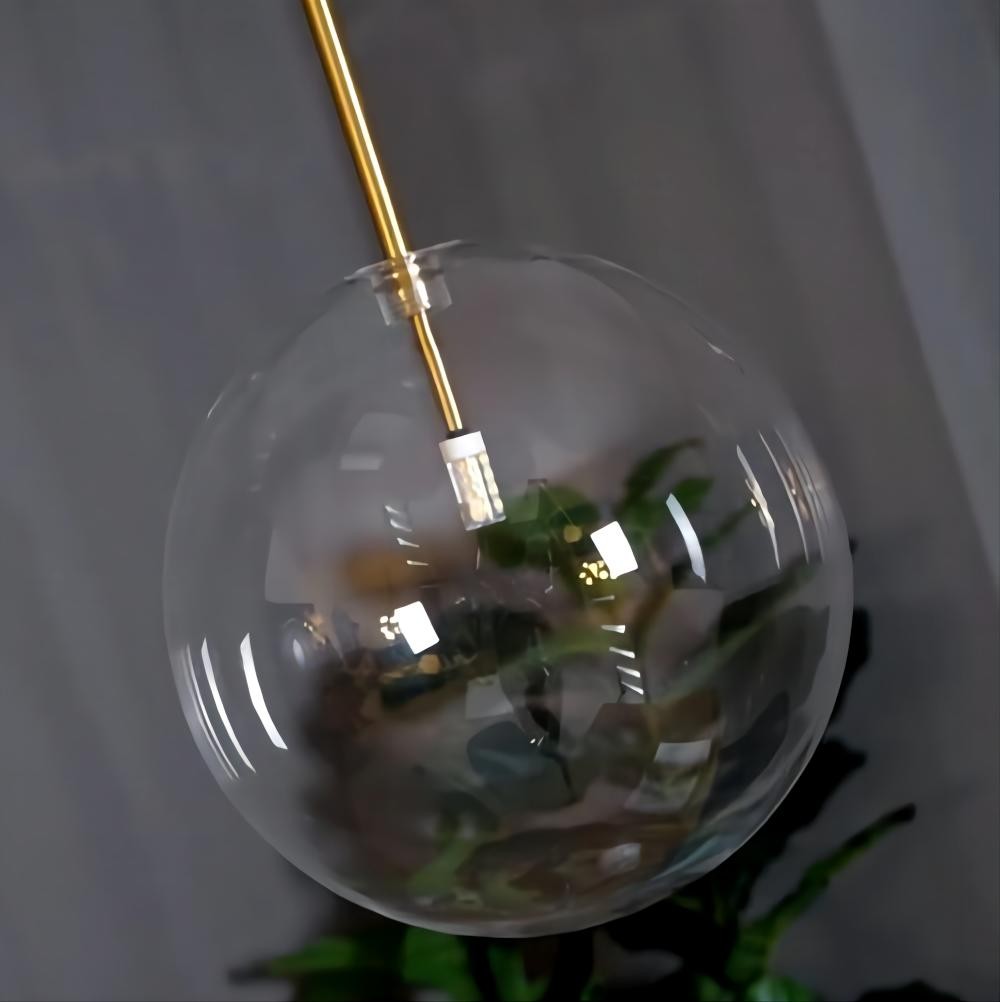 Glazen bollen hanglamp