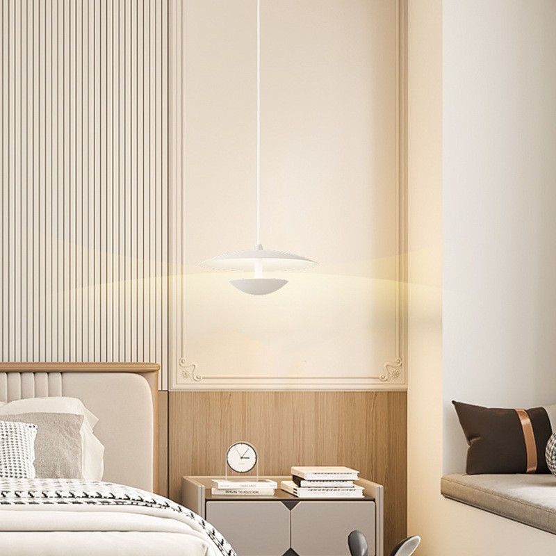 Moderne Scandinavische minimalistische witte hanglamp HL123