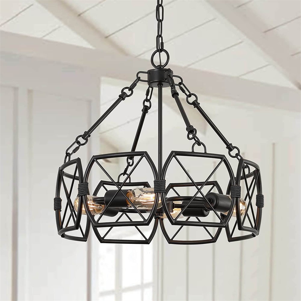 Rustieke Industriële Kooi Hanglamp HL241