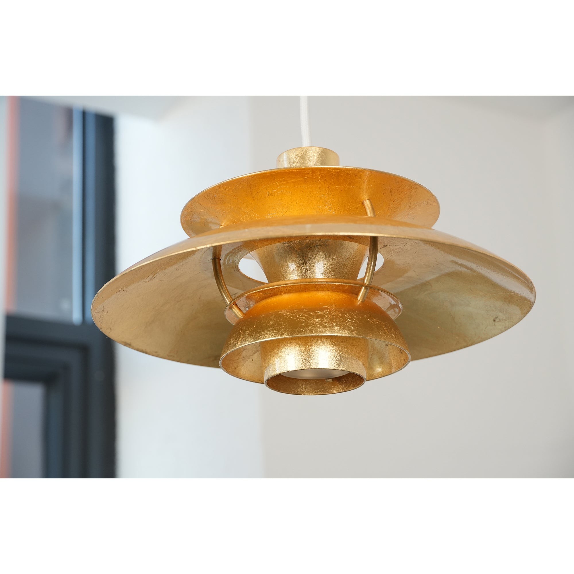 Hanglamp HL3315 met gouden folie