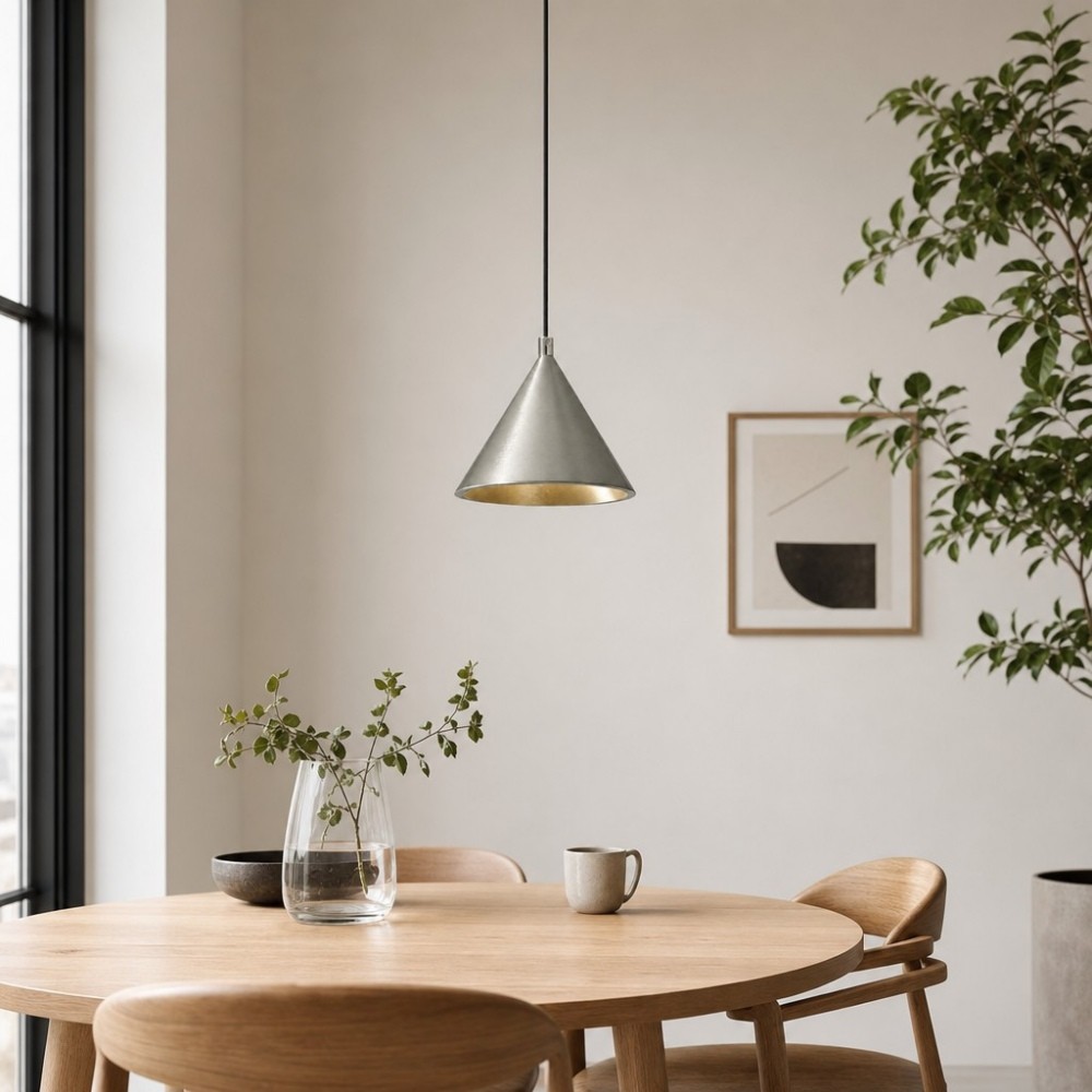 Veridia Minimalistische Verstelbare Hanglamp - Aluminium Hanglamp voor Slaapkamer en Nachtkastje HL3534