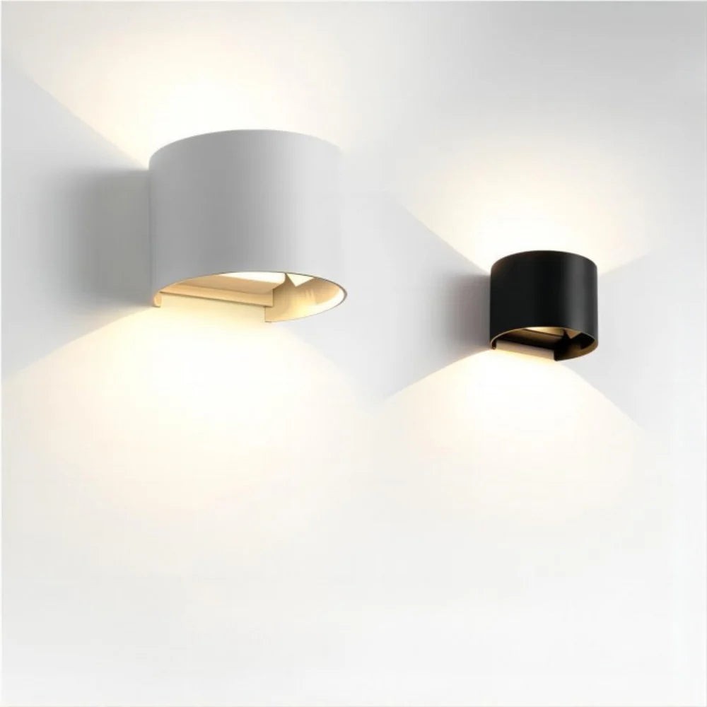 Minimalistische kubusvormige aluminium moderne LED-wandlamp HL3339