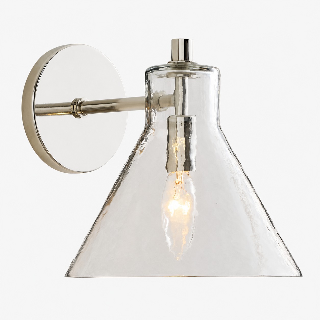 Glavira Gerecycled Glas Dubbele Wandlamp - Binnen Wandverlichting van Messing HL1558