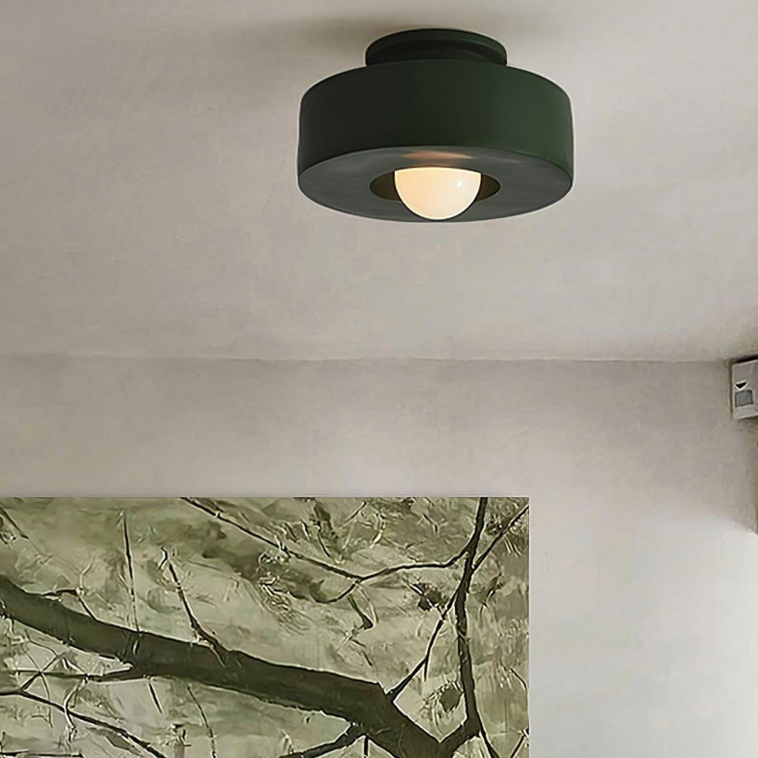 Nordic Round Disc Resin Plafondlamp HL289