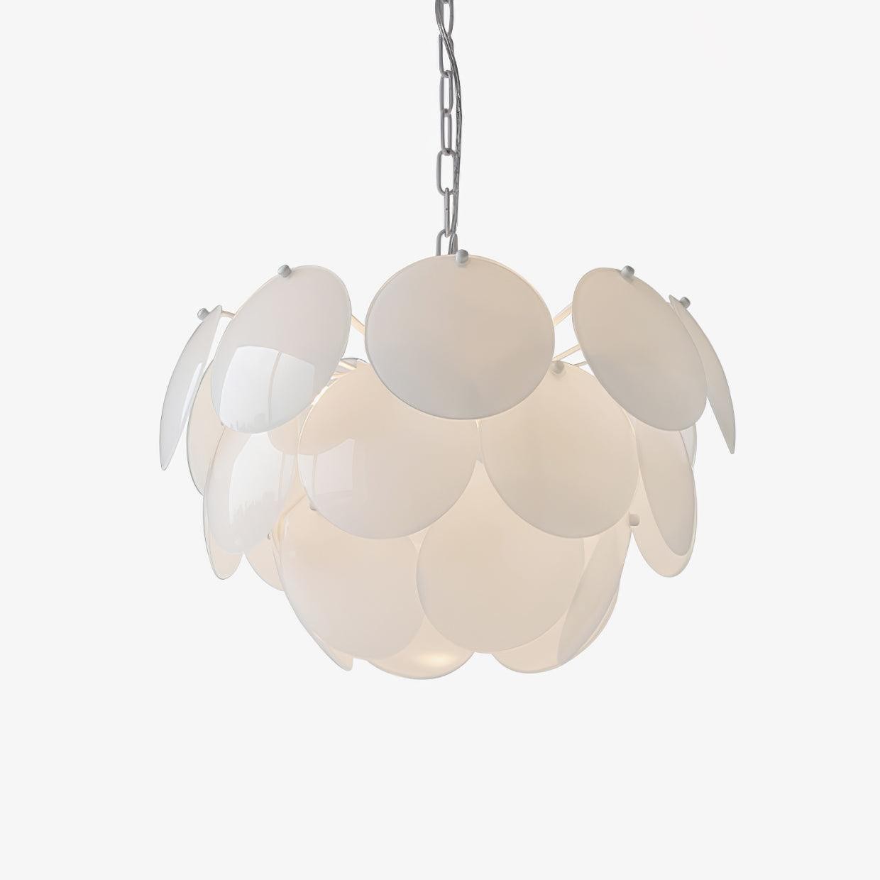 Luxe mode lichtgevende bloemblaadjes glazen kroonluchter HL581