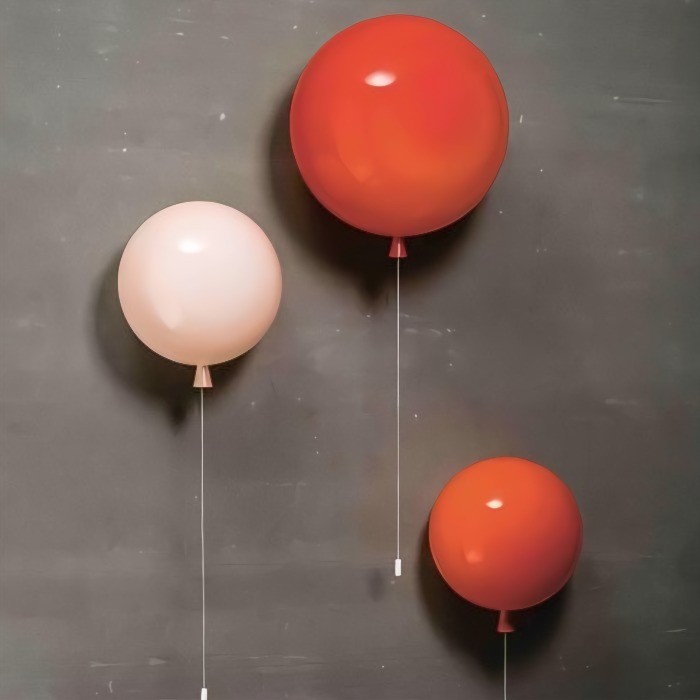 Kleurrijke MEMORY Ballon Wandlamp Kinderkamer