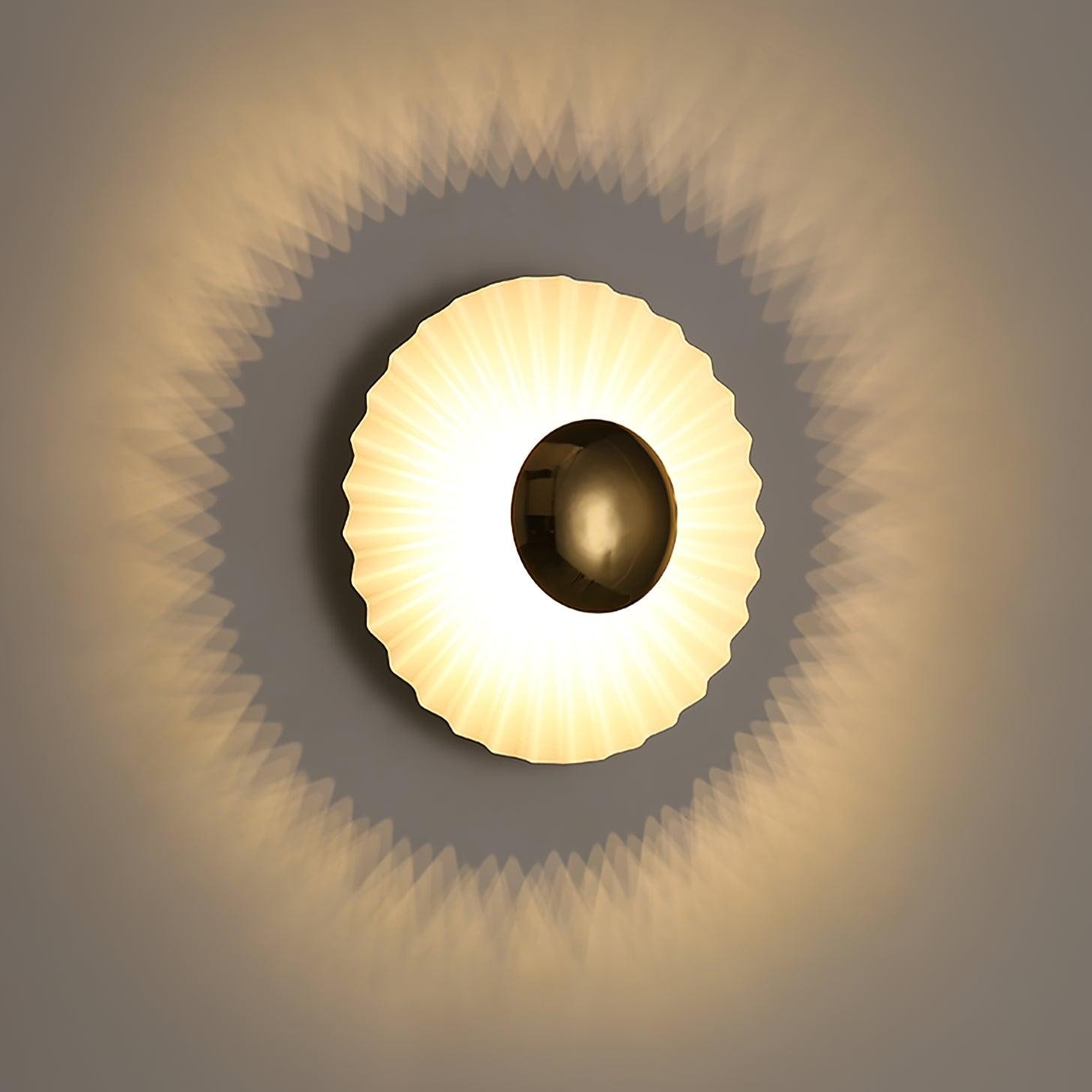 Moderne creatieve wandlamp met schelpmotief HL887