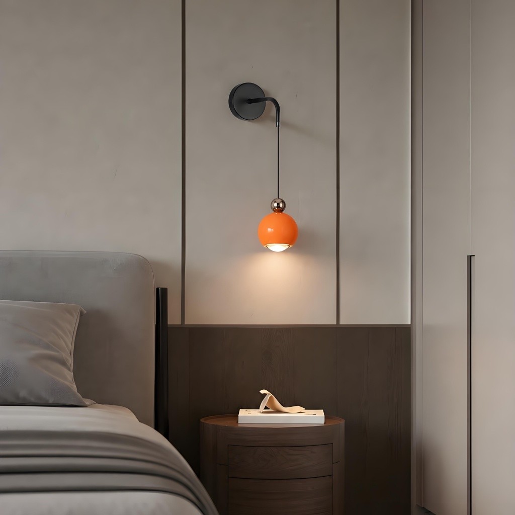 Glintap Nordic Globe wandlamp - minimalistische accentlamp voor slaapkamerinterieur HL3537