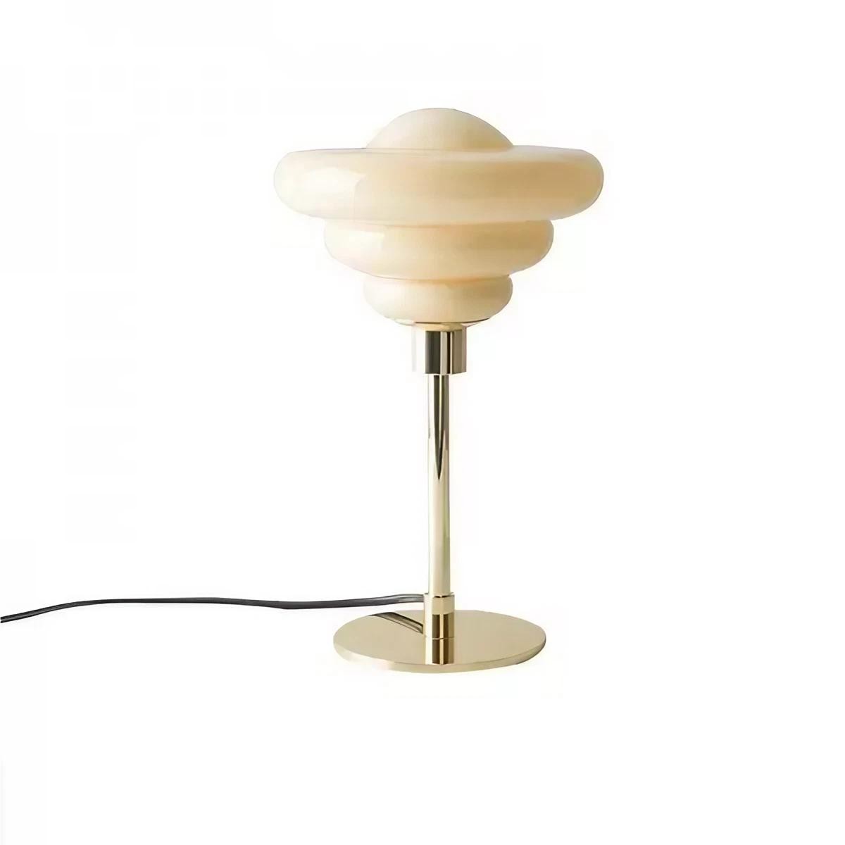 Eiertaart Ripple Glazen Bauhaus Tafellamp HL189