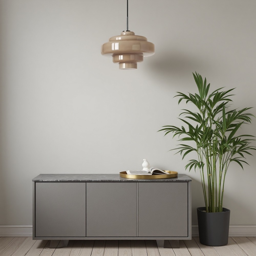 Koloro Kleurrijke Bauhaus Glazen Hanglamp - Levendige Meerlaagse Lamp voor de Keuken HL1332