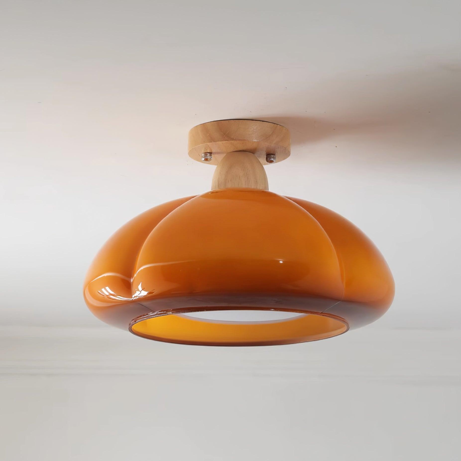 Pompoen Glazen Plafondlamp Voor Keuken HL493