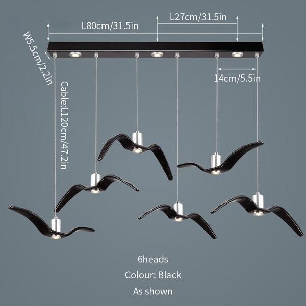 Night Birds Led Hanglamp Dimbaar