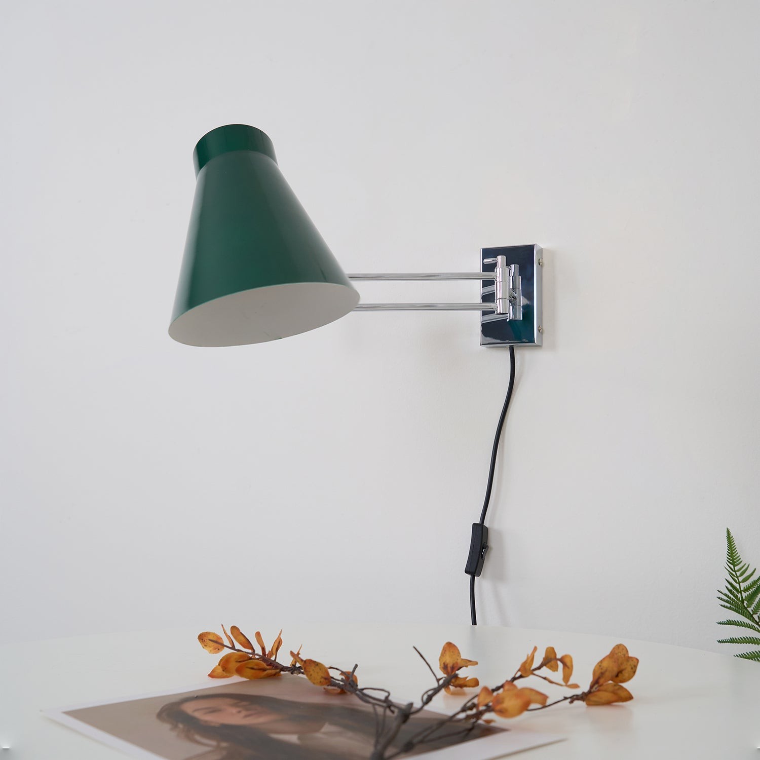 Moderne eenvoudige metalen schommellamp met stekker HL1074