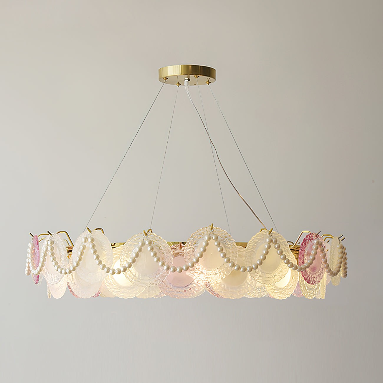 Ronde regenboog kroonluchter HL1144