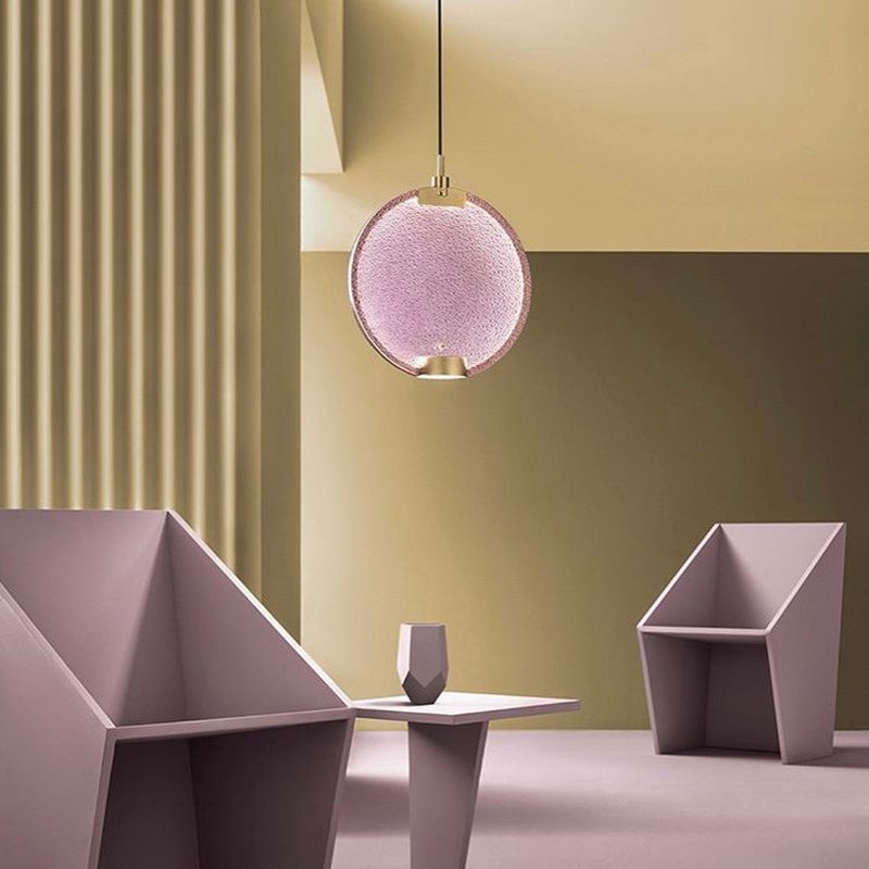 Horo hanglamp met messing frame HL1210