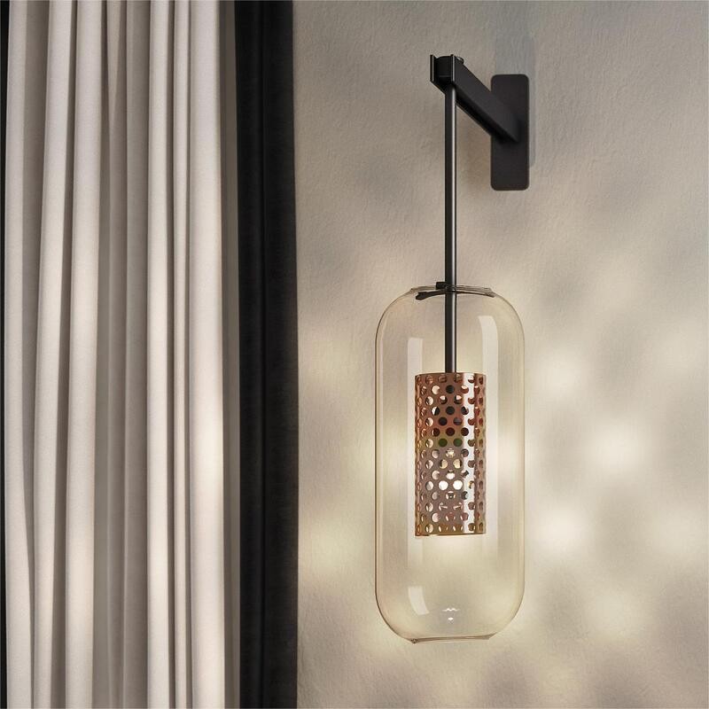 Vadim Geperforeerde Kooi Wandlamp Industrieel