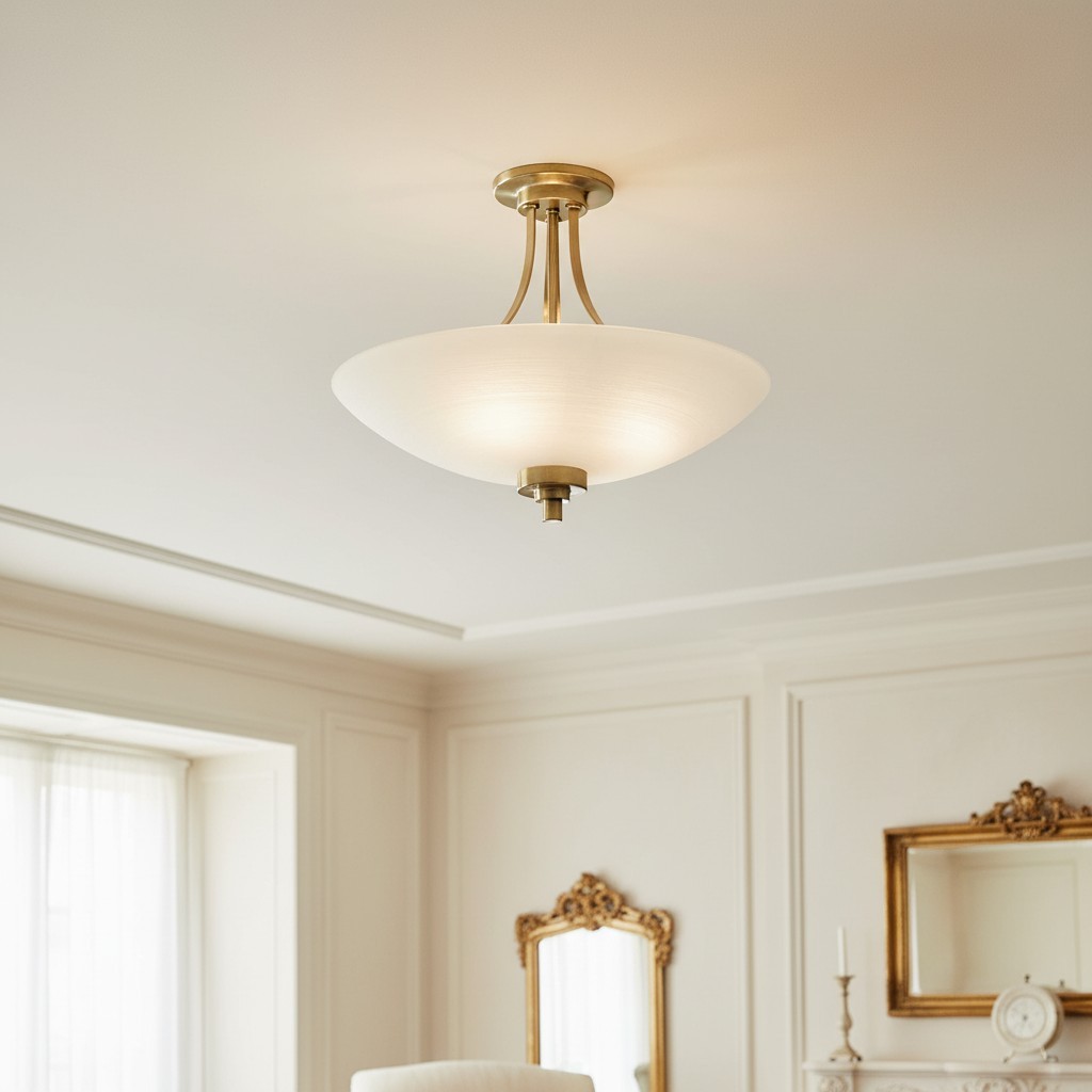 Lunetal Tijdloze Kroonluchter met Drie Armen - Vintage Hanglamp voor Slaapkamer of Hal HL2035