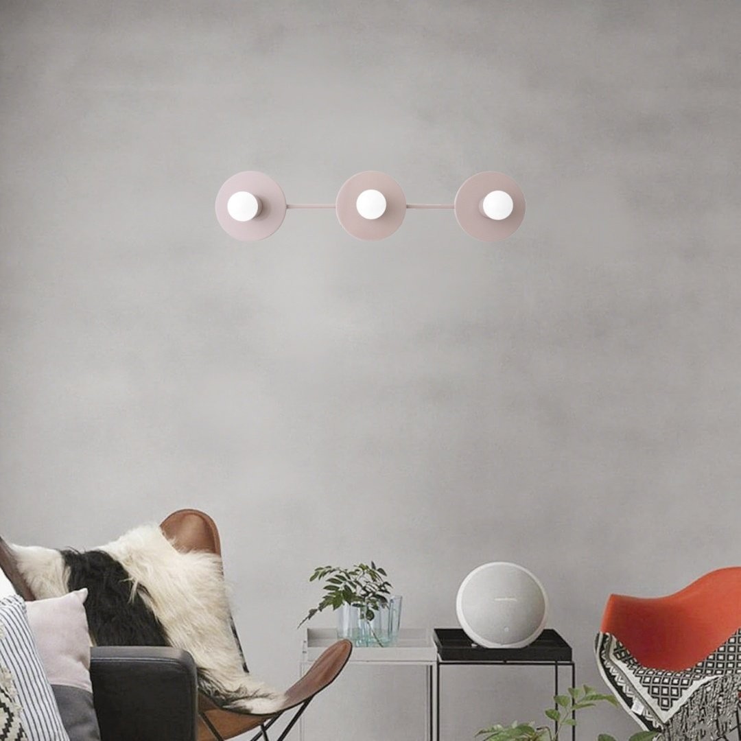 Sferische wastafelwandlamp - Moderne badkamerverlichting met 3 lampen HL1411