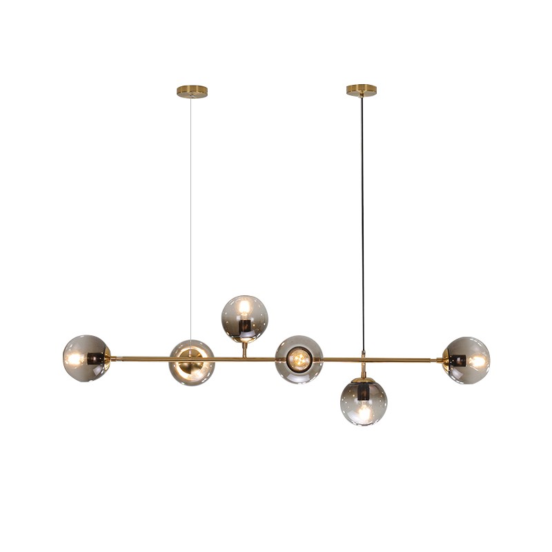 Orb moderne glazen bol hanglamp voor woonkamer