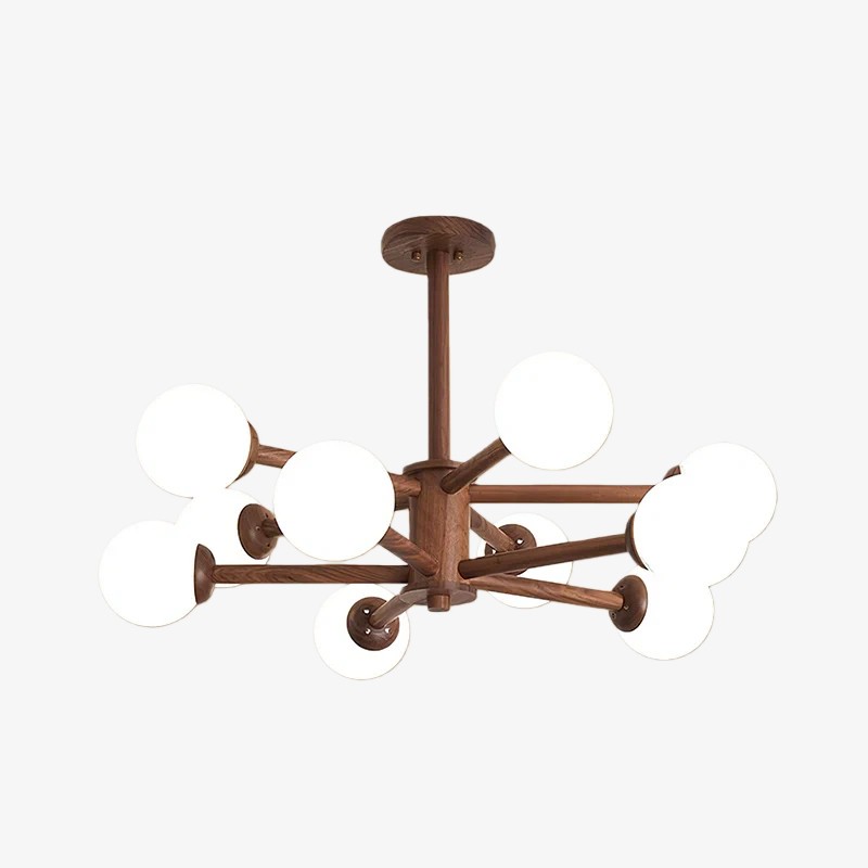 Orrise Molecular Design Plafondlamp - Artistieke Kroonluchter met Takkendesign voor Thuis HL2322