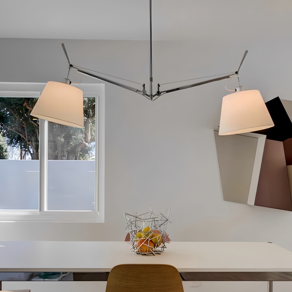 Plafondlamp Met Aluminium Zwenkarm - Moderne Industriële Lamp HL1061