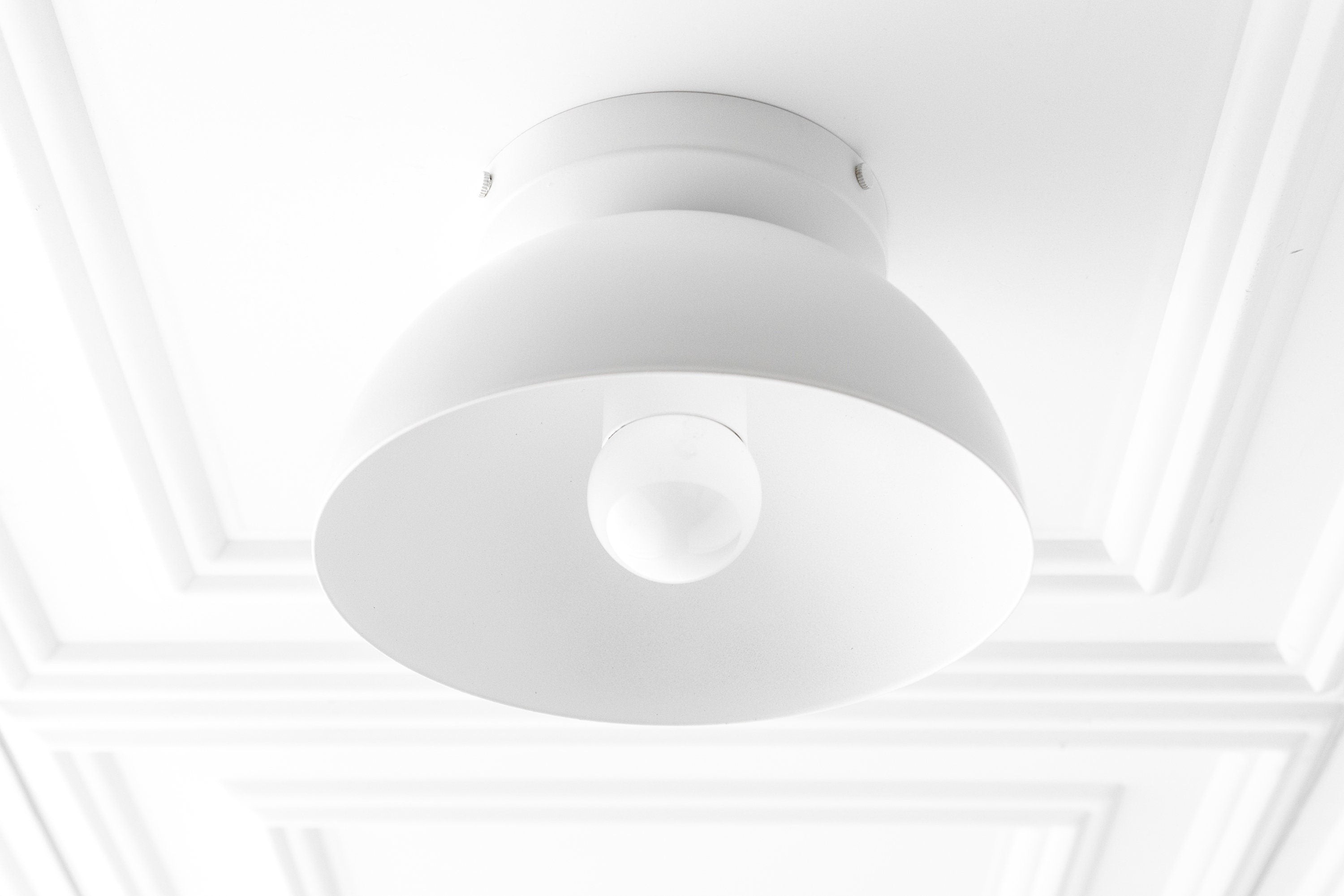 Metio Dome Shade Plafondlamp - Moderne Gekleurde Metalen Lamp voor Woonkamer en Slaapkamer HL1733