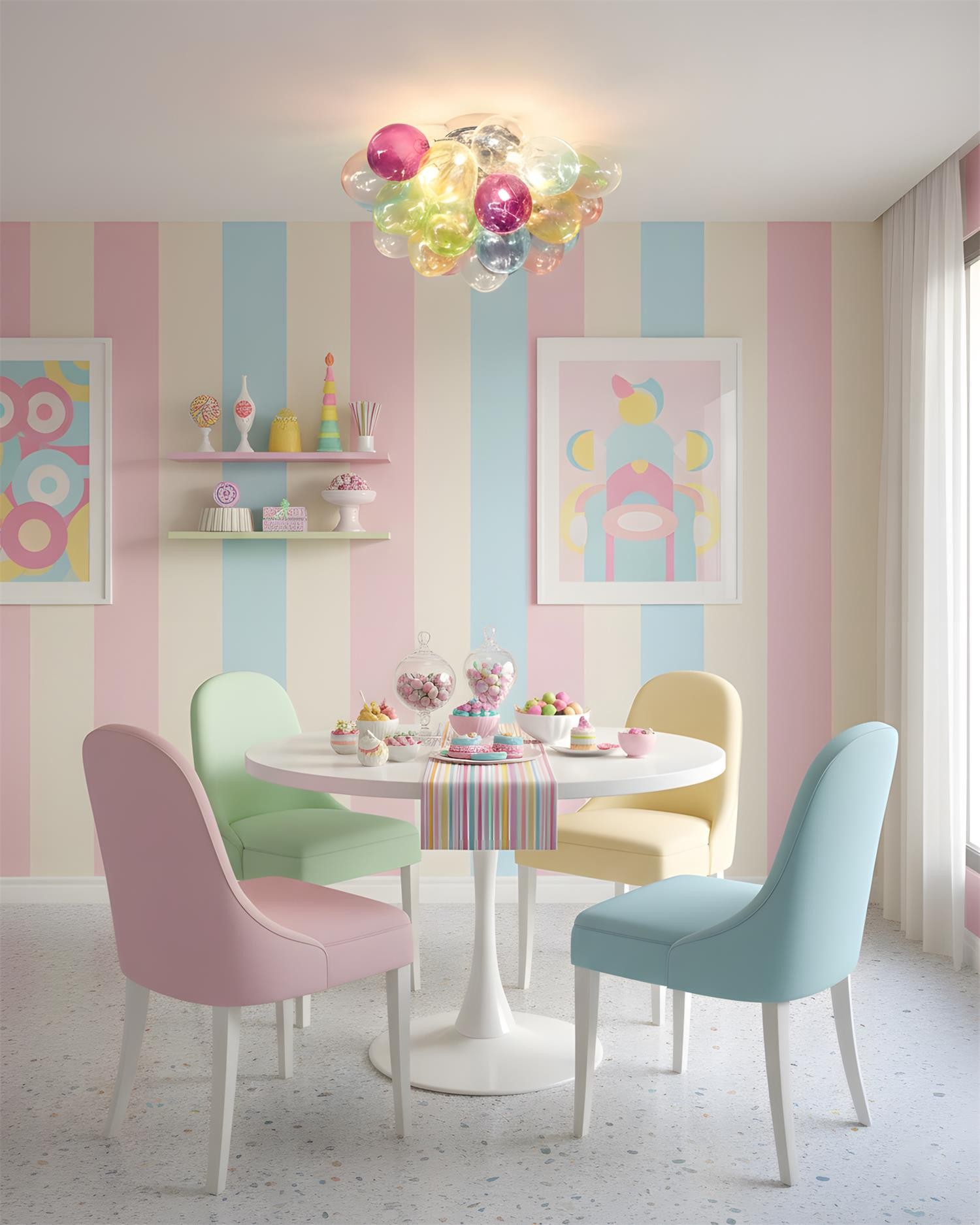 Bubbelvormige plafondlamp HL2856