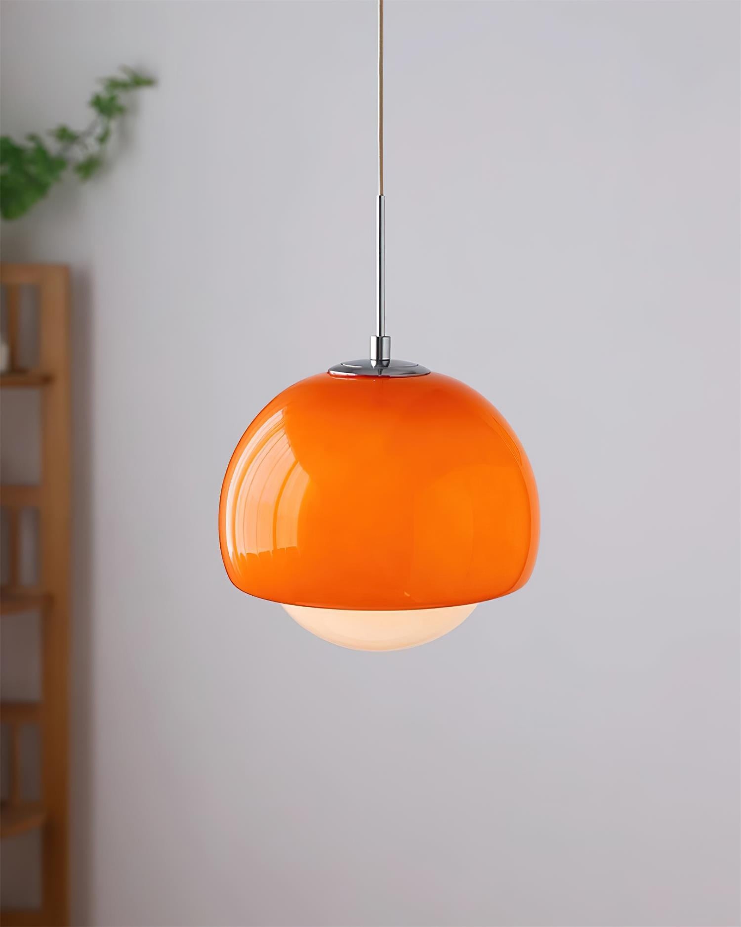 Creatieve glazen Persimmon hanglamp HL603