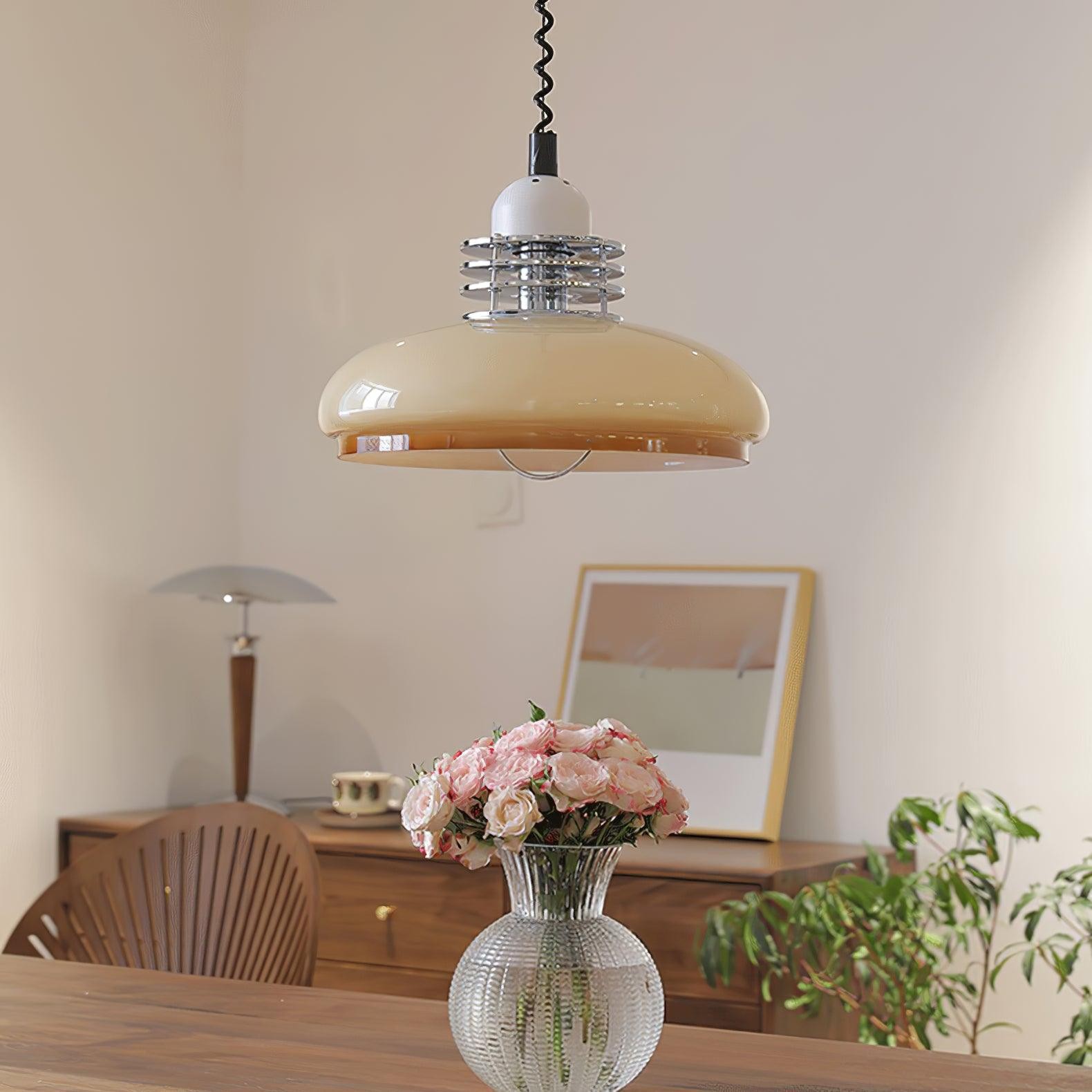 Nordic Cream intrekbare hanglamp HL914