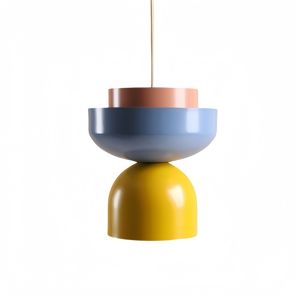 Metalen Macri Bowl Shade Hanglamp - Veelkleurig Modulair Ontwerp HL1069