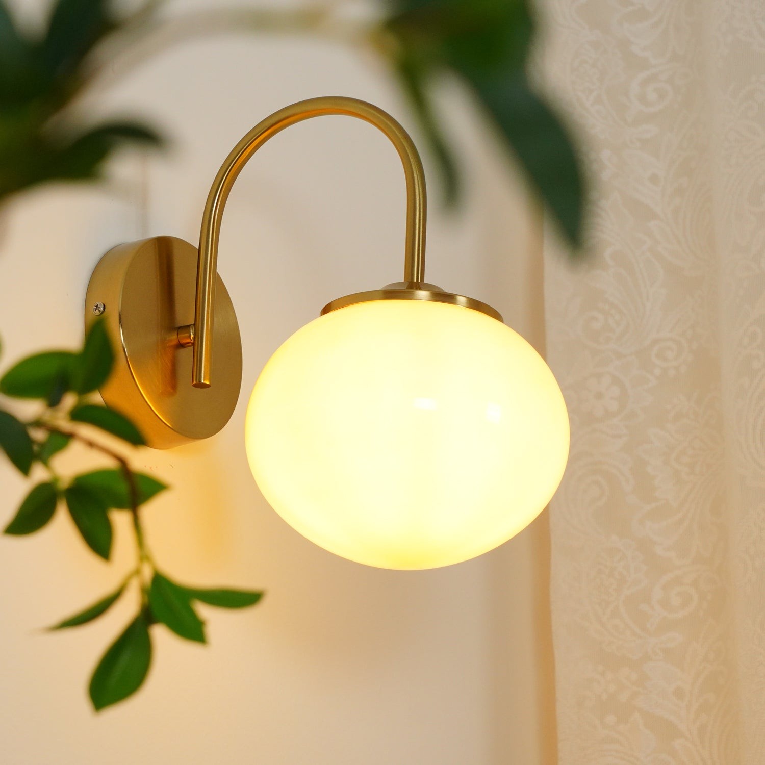 Traditionele ronde klassieke wandlamp HL598