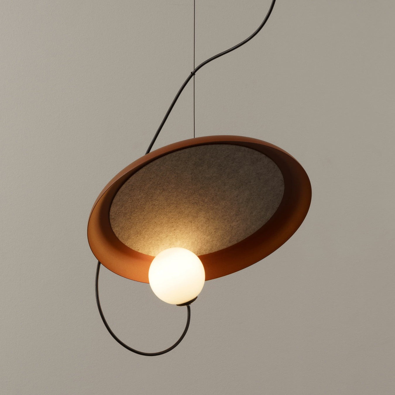 Akoestische schijf hanglamp HL3001