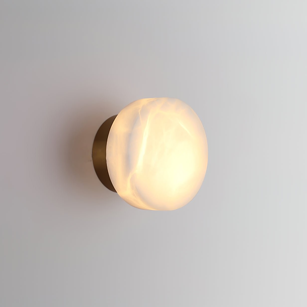 Cilindrische albasten wandlamp HL3202