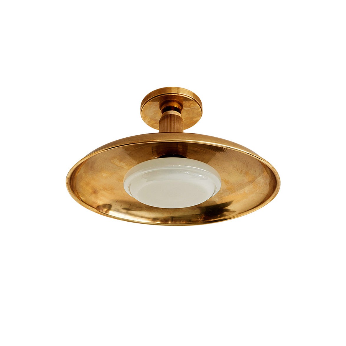 Plafondlamp met plat paneel in potdekselstijl HL3250