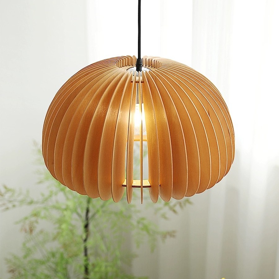 Creatieve Houten Pompoen Hanglamp HL77